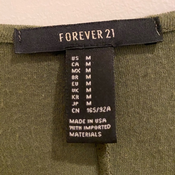 Green lace up tee - Picture 4 of 6